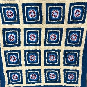 🧶SALE HUGE CROCHET BLANKET HANDMADE